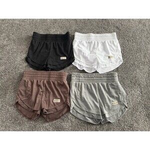 Flag Nor Fail Women's Running Shorts Lot of 4 Mesh Lined Size S Multicolor